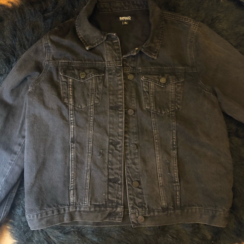Buffalo David Bitton Black Denim Jacket
